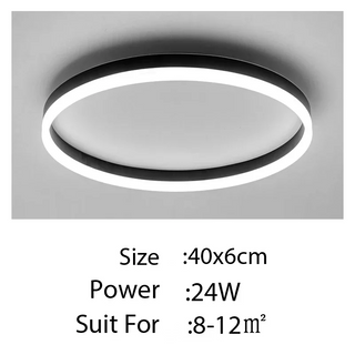 Bronnie - Contemporary Round Square Ceiling Lighting Fixture