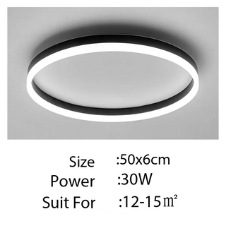 Bronnie - Contemporary Round Square Ceiling Lighting Fixture