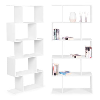Elegant Hanging Bookcase Shelve, Display Shelf and Room Decor, Storage Shelving, White