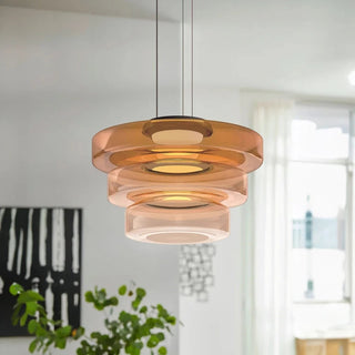 Halley - Modern Levels Series Island Glass Pendant Light