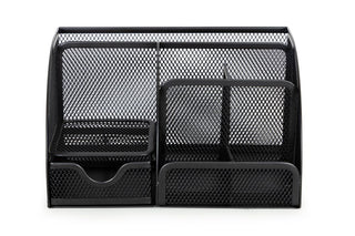 High Quality Stationery Pen Pencil Holder Metal Mesh Desk Organiser Office Home