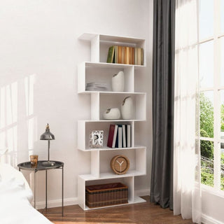 Elegant Hanging Bookcase Shelve, Display Shelf and Room Decor, Storage Shelving, White
