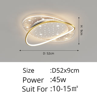 Aurora - Modern Layered LED Chandelier