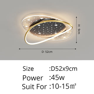 Aurora - Modern Layered LED Chandelier