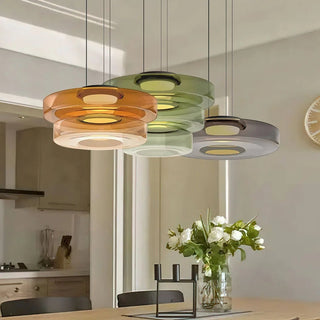 Halley - Modern Levels Series Island Glass Pendant Light