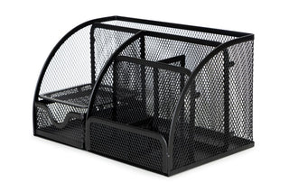 High Quality Stationery Pen Pencil Holder Metal Mesh Desk Organiser Office Home