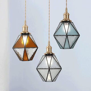 Jenicka - Modern LED Pendant Coloured Glass Ceiling Light