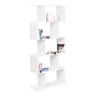 Elegant Hanging Bookcase Shelve, Display Shelf and Room Decor, Storage Shelving, White