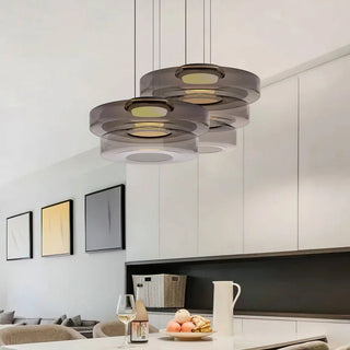 Halley - Modern Levels Series Island Glass Pendant Light