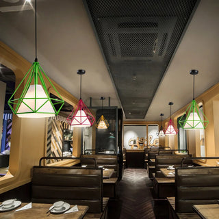 Rosie - Retro Hanging Caged Pendant Ceiling Light