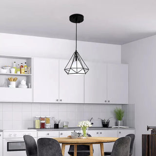 Rosie - Retro Hanging Caged Pendant Ceiling Light