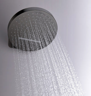 Ophelie - Digital Brushed Gold Shower System with Temperature Display Rainfall Head