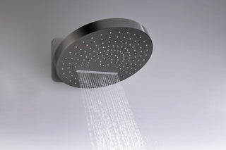 Ophelie - Digital Brushed Gold Shower System with Temperature Display Rainfall Head