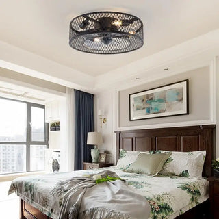 Yovon - Black Industrial Ceiling Fan Remote Control