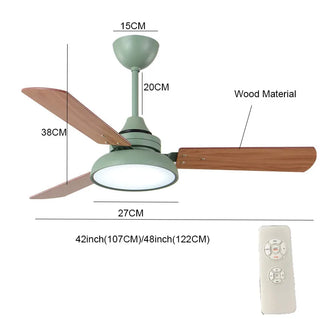 Kallista - Wood Ceiling Fan With Light