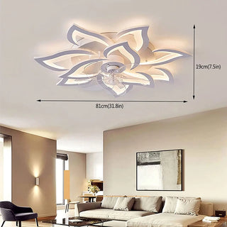 Nason - Modern Remote Light Ceiling Fan 5 Blade