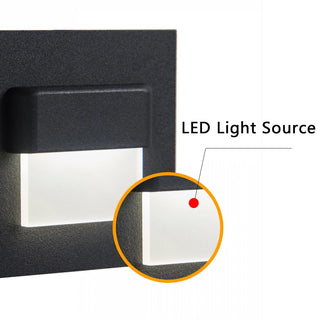 Joelle - Recessed Stairs Footlights for Stairway Wall Light