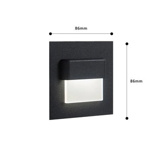 Joelle - Recessed Stairs Footlights for Stairway Wall Light