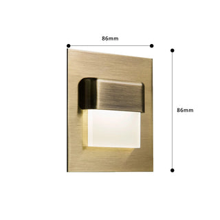 Joelle - Recessed Stairs Footlights for Stairway Wall Light