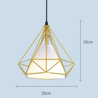 Rosie - Retro Hanging Caged Pendant Ceiling Light
