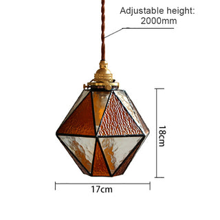 Jenicka - Modern LED Pendant Coloured Glass Ceiling Light