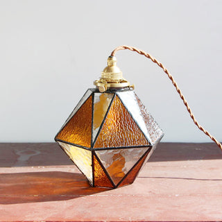 Jenicka - Modern LED Pendant Coloured Glass Ceiling Light