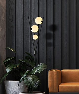 Lourdes - Stylish Minimalist Floor Lamp with Moon-Inspired Design