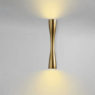 Griffy - Outdoor LED Up/Down Modern Curved Wall Light