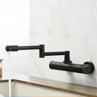 Elidia - Telescopic Folding Kitchen Wall Mounted Mixer Tap