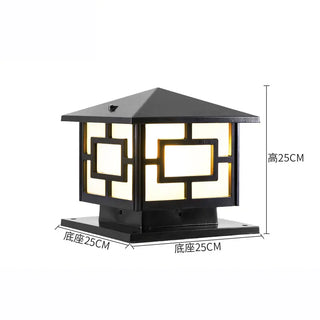 Nelle - European Decorative Square Pillar/Fence Light