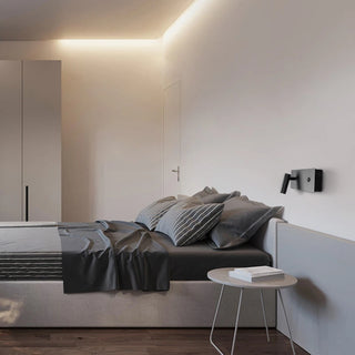 Dotty - Adjustable Modern Silver Reading Wall Light