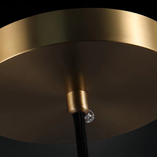 Monte - Teardrop Black Cord Hanging Glass Pendant Ceiling Light