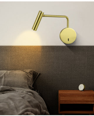 Denae - Modern LED Long Arm Adjustable Reading Wall Light