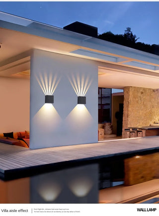 Cicilie - Waterproof Exterior Square Wall Light
