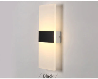 Selina - Solar Outdoor Modern Milk Shade Wall Light Up/Down