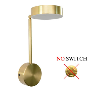 Katheryn - Gold Round Adjustable Wall Light