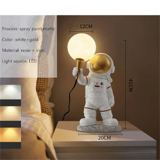 Macarius - Astronaut Holding Moon Wall Light