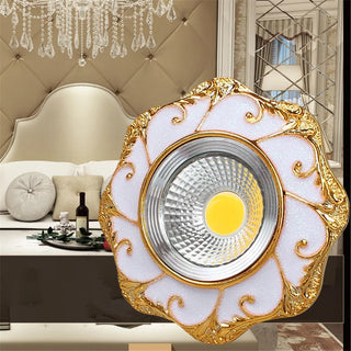 Tyersall - American Luxury Gold Garland Rhombus Resin Downlights