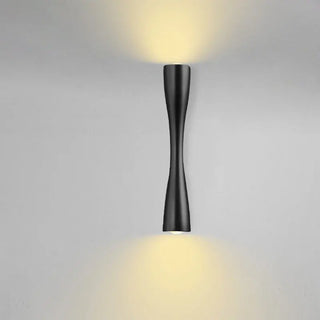 Griffy - Outdoor LED Up/Down Modern Curved Wall Light