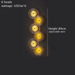 Nixie - Modern Round Crystal Wall Lamp