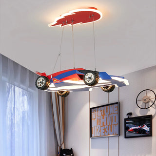 Argyros - LED Hanging Racing Car Children's Ceiling Light