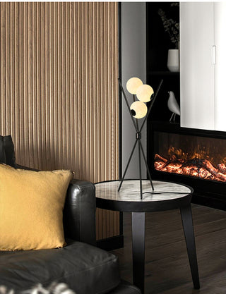 Lourdes - Stylish Minimalist Floor Lamp with Moon-Inspired Design