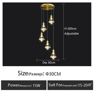 Seema - Hanging Ceiling Pendant Chandelier