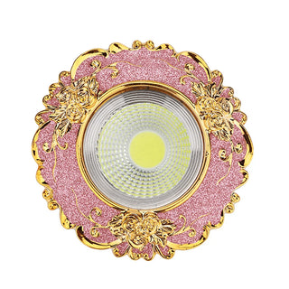 Moulmein - European Pink & Gold Vintage Recessed Ceiling Downlight