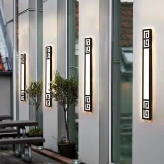 Lefan - Black Modern Thin Waterproof Outdoor Light Bar