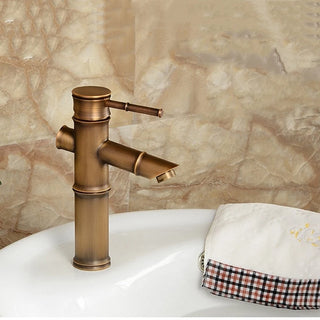 Charon - Brass Bamboo Basin Tap