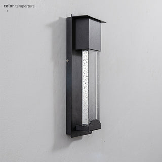 Caddock - Waterproof Modern Sparkle Crystal Outdoor Wall Light