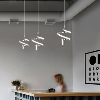 Lira - Modern LED Spiral LED Round Ceiling Light