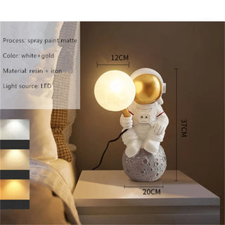Macarius - Astronaut Holding Moon Wall Light