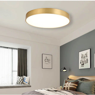 Sentosa - Thin LED Round Flush Mount Remote Ceiling Light